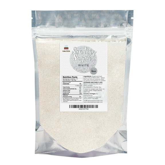 Sanding Sugar White 16 oz