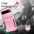 thumbnail image 5 of Allyechgroup Google Pixel 9 Pro Case, Sliding Camera Lens Protective Heavy Duty Shockproof Anti-Scratch Bumper Protective Phone Case for Google Pixel 9 Pro, Pink, 5 of 7