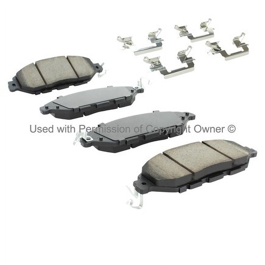 Mpa Electrical 1003-1649C Quality Built Disc Brake Pad Set   Black Series,