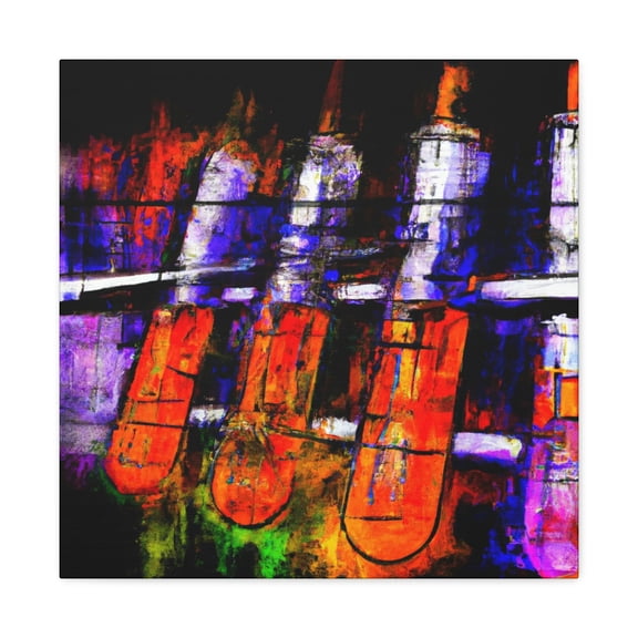 Pixelated Sunrise - Canvas