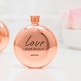 thumbnail image 2 of Weddingstar Customizable Rose Gold Stainless Steel Round Hip Flask \u2013 Love Made Me Do It Engraving, 2 of 3
