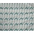 thumbnail image 4 of oneOone Polyester Lycra Dark Teal Blue Fabric Arrow Geometric Craft Projects Decor Fabric Printed By The Yard 56 Inch Wide, 4 of 4
