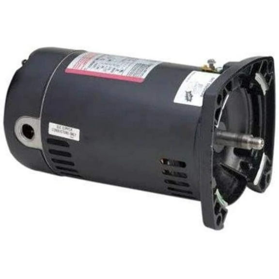 The Pool Supply Shop 0.5 HP Square Flange Threaded Shaft Horizontal Pool Pump Motor, 1.3 SF