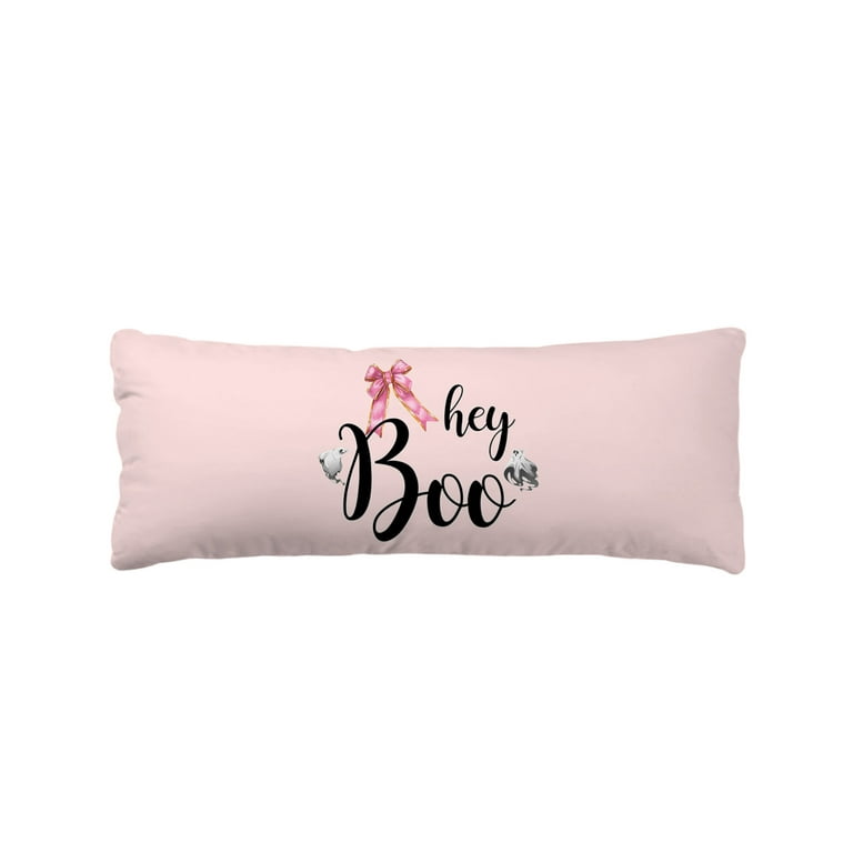 “Hey Boo” Halloween rectangular popular decorative pillow