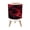 Color 4, variant on Small Trash Can with Lid Elegant Floral Blue Gold Ginkgo Leaves Dark 1.8 Gallon Dog Proof Trash Can Round Garbage Can Waste Bin Wastebasket for Bathroom Bedroom Living Room