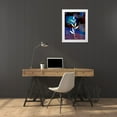 thumbnail image 3 of Bolokofsky, Ronald 12x14 White Modern Wood Framed Museum Art Print Titled - Botanical Abstract 434, 3 of 4