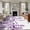 Purple, variant on 6'x9' Area Rugs, Purple Flowers Indoor Outdoor Area Rug for Living Room Bedroom, Spring Farmhouse Botanical Floral Herbs Washable Bathroom Rugs Kitchen Floor Carpet Mats Home Decor Aesthetic