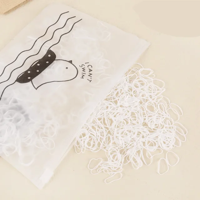 1000-5000 Uds. Bandas de goma desechables pequeñas y coloridas para niñas, goma para coleta, bandas elásticas para el cabello, accesorios para el cabe