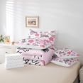 thumbnail image 5 of YST 7-Piece Comforter Set with Decorative Sheet Set, Pink Lips Diva Theme, Full Size, Polyester, Bed in a Bag, 5 of 5