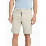 $99.50 Tommy Bahama Men's, Harbor Herringbone 10 inch Linen Short, Stone Khaki,M