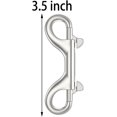 thumbnail image 2 of FrostHike Crochet à Ressort Double Embout 3,5 Pouces en Alliage de Zinc pour Chaîne de Suspension, 6 Pcs, 2 of 5