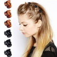 thumbnail image 2 of 12pcs Sets Girls Womens Mini Clamp Small Black Plastic Hair Clip Hair Claw Lot NEW, 2 of 9