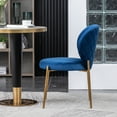 thumbnail image 4 of Newboti Furniture Amoa Contemporary Velvet Upholstery Dining Chair, Blue BN.0105, 4 of 15