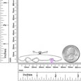 thumbnail image 6 of Gem Stone King 925 Sterling Silver Infinity Bracelet for Women with Heart Simulated Opal and Moissanite (0.88 Cttw, Box Chain Fully Adjustable up to 9 inch), 6 of 6