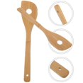 thumbnail image 3 of 1PC Maple Wood Small Mixing Hole Spoon Wooden Mixing Egg Beater Stirring Rod Stirring Spoons for Bar Home Hotel, 3 of 3