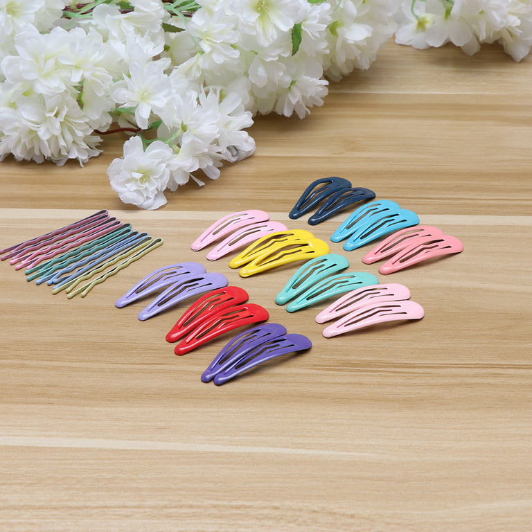Buy Wholesale China 100 Pcs No Slip Metal Snap Hair Clips Barrettes For  Kids,cute Candy Color Cartoon Design,hair Clips & Hair Clip at USD 3