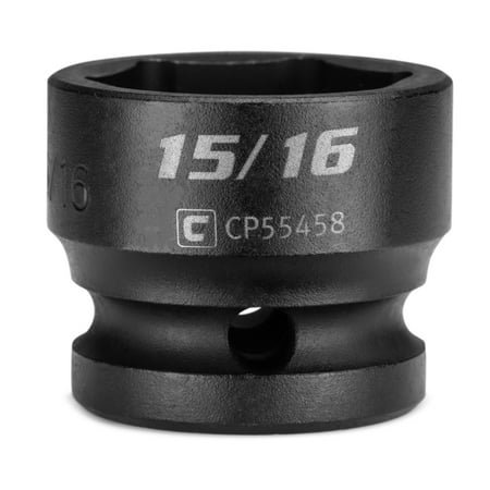 UPC: 0886352554589 | Capri Tools 15/16 in. Stubby Impact Socket  1/2 in. Drive  6-Point  SAE