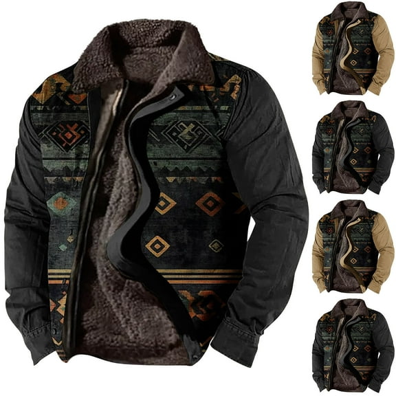 Wavsuf Men's Bomber Jacket Winter Jackets Heavyweight for Men Coat Khaki Size M