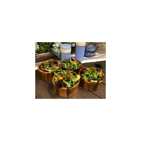 

Homestock Old World Opulence Set Of 4 Individual Salad Bowls