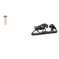 thumbnail image 1 of Estatua de muñeca de resina,Estatua de resina de niña antigua tradicional china,Estatua de escritorio,Figura decorativa de pelea de toros y osos,Colecciones de esculturas de toros,artesanía, 1 of 8