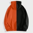 thumbnail image 3 of Hoodies for Men Color Blocked Zip Up Face Sports Hoodie,Long Sleeve Full Zipper Hooded Sweatshirt,Pocketed Cardigan Tops, 3 of 5
