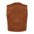 thumbnail image 2 of inhzoy Kids Boys Girls Western Cowboy Cowgirl Vest Cosplay Jacket Type B-Brown01 10, 2 of 8