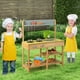 thumbnail image 4 of Cocina Juguete Infantil de Madera Costway con grifo realista Fregadero desmontable para Niños de 3 Años Natural, 4 of 9