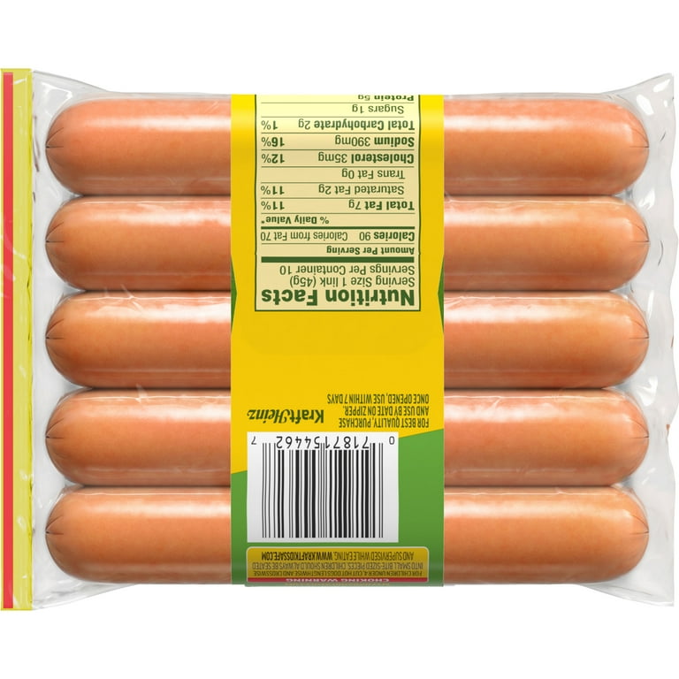 Oscar Mayer Turkey Uncured Franks Hot Dogs