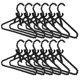 thumbnail image 3 of 12 perchas con cuentas de perlas para ropa de bebé, pequeñas, elegantes y decorativas, con cinta para niños, bebés, mascotas, gatos y perros, color negro, 3 of 7