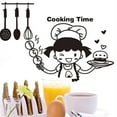 thumbnail image 1 of Kitchen Light Switch Sticker Cute Cook Vinyl Wall Decal Home Decor, 1 of 5