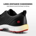thumbnail image 6 of FitVille Wide Mens Golf Shoes Men Spiked Cushioning for Flat Feet Arch Support, Lightweight Slip-Resistant, 6 of 6