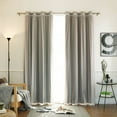 thumbnail image 4 of Aurora Home  Mix and Match Blackout Tulle Lace Sheer 4 piece Curtain Panel Set, 4 of 7