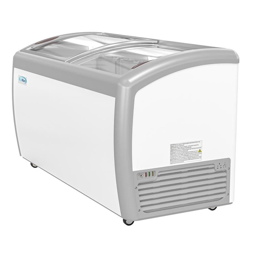 Pemberly Row Contemporary 60 in. Display Ice Cream Freezer-16 cu ft.