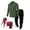 Army Green, variant on Men 4 Piece Renaissance Viking Medieval Outfit Set Pirate Lace Up Linen Shirt Pants Headband Loose Blue XL