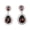 Burgundy, variant on Gorgeous Burgundy Teardrop Rhinestone Crystal Dangling Earrings