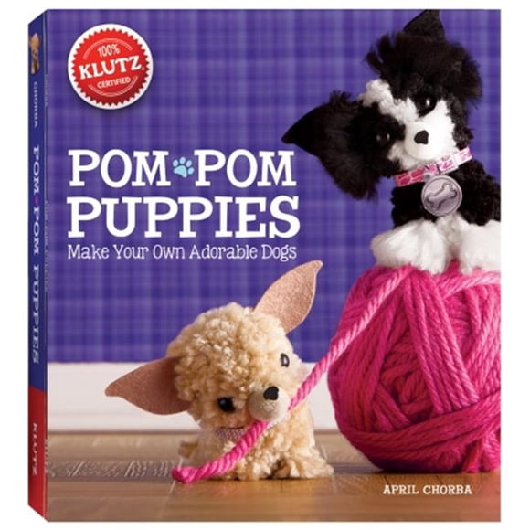 Klutz K556164 Pom-Pom Puppies Book Kit-