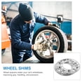 thumbnail image 4 of MIANGASTORE 4 Pcs Entretoises de Roue 3 mm Cales Plaque Alliage Aluminium pour Roues/ Jantes 4 et 5, 4 of 6