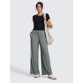 thumbnail image 3 of Pantalones CRZ YOGA de pierna ancha livianos con tiro alto y entrepierna de 76 cm gris-L, 3 of 5