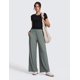 thumbnail image 3 of Pantalones CRZ YOGA de pierna ancha livianos con tiro alto y entrepierna de 76 cm gris-L, 3 of 5