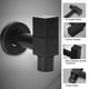 thumbnail image 5 of Black Copper Wall Mounted Faucet G1/2 Thread Single Cold Water Tap Bathroom Accessory Mop Pool Faucet, 5 of 6