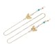 thumbnail image 2 of 1pc Fashion Eyeglass Chain Alloy Decor Anti-slip Eyewear Rope Glasses Hanging Strap (Golden), 2 of 3