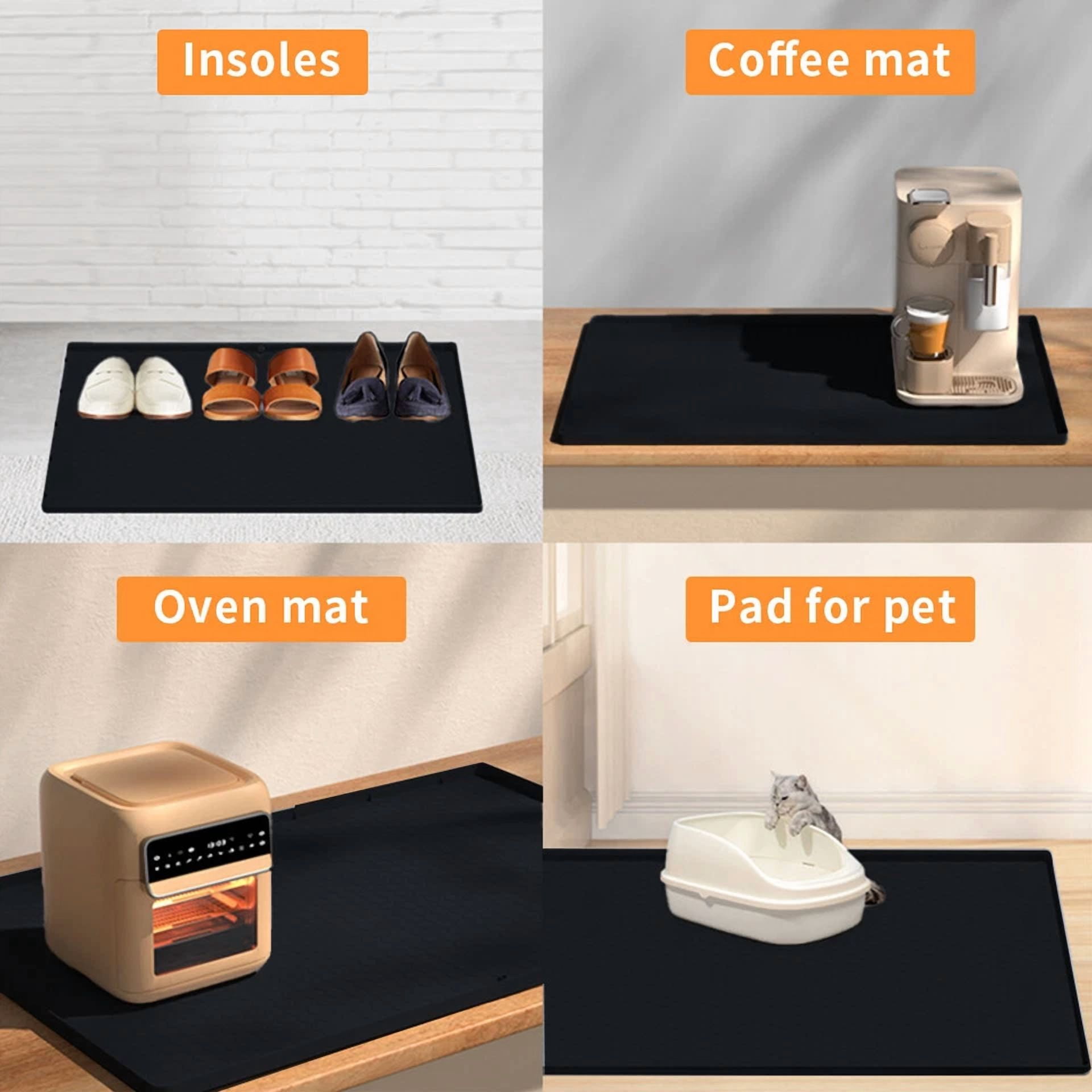 PRIME - Under Sink Mat For Kitchen Waterproof - 31 X 22 Under Sink And Protector