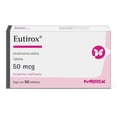 thumbnail image 1 of Eutirox Levotiroxina 50 mcg 50 tabletas, 1 of 4