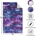 thumbnail image 3 of SKYSONIC 1 Pack Mermaid Sequined Texture Kitchen Towels Soft Absorbent Dish Towels Reusable Tea Towels Set 28 x 18 Inch, 3 of 7