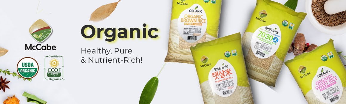 McCabe Organic Brown Rice - Brown Rice Organic | Rich with Fiber & Minerals | USDA and CCOF Certified | Product of USA | 12Lbs