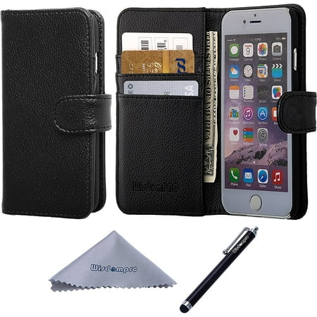 Custodia Portafoglio In Pelle Genuina Ameego Per IPhone 5C Con Supporto E Slot Carte - Colore Verde - 4