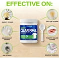 thumbnail image 6 of Oxygen Laundry Powder, Sweat & Deodorant Armpit Stain Remover for Clothes, Hyper Concentrated & Suitable for Multi-Stain, Yellow Oil Spot Tough Stain Build Up Remover, Gentle On Fabrics - 1.1 lbs, 6 of 7