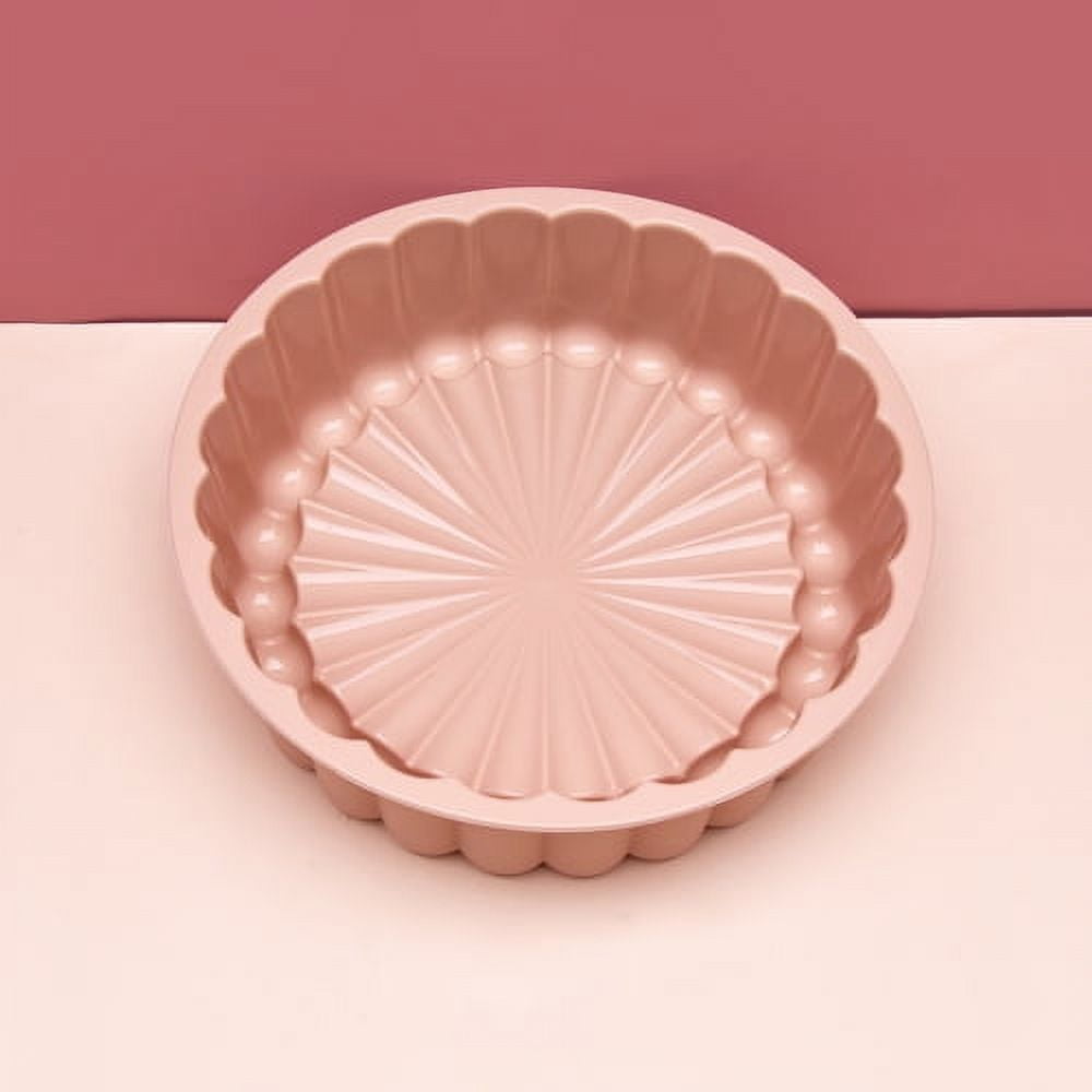 DODXIAOBEUL 6 1/2 Inch Silicone Baking Molds,Grade Fluted Round Cake P —  CHIMIYA