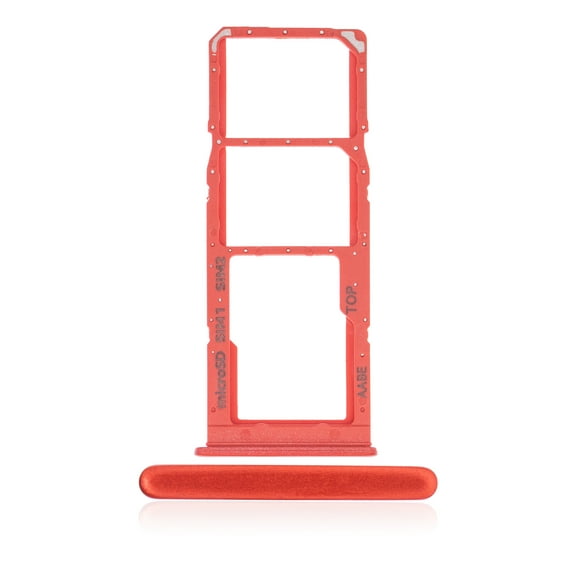 Replacement Dual Sim Card Tray Compatible For Samsung Galaxy A02 (A022 / 2020) (Red)