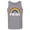 Grey - htrgrey, variant on Jem Mens Pride Rainbow Tank Top, Grey, Large